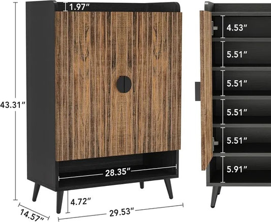 Solid Construction Shoe Cabinet With E0 Particle Board