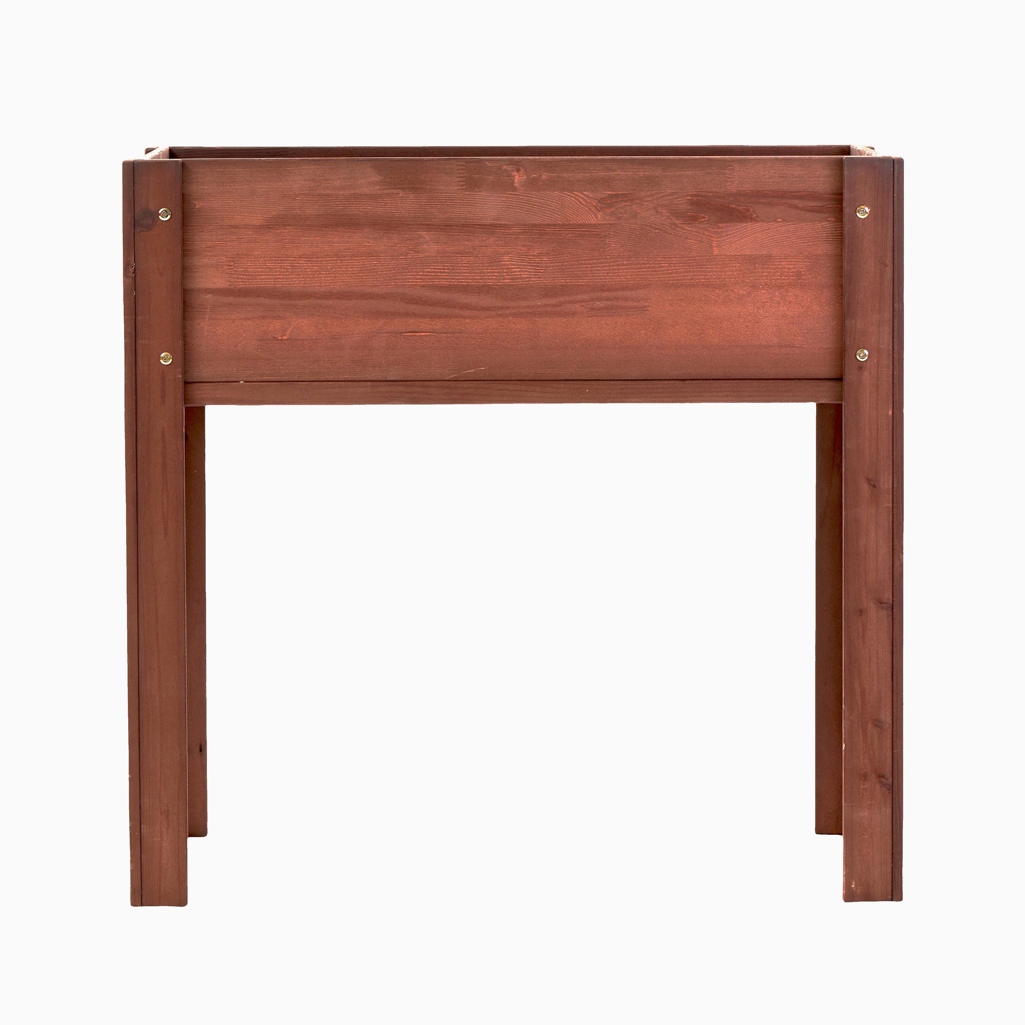 Heritage Collection solid wood raised garden bed with legs, 31x16x31 inches, brown finish, by Anthony & Home.