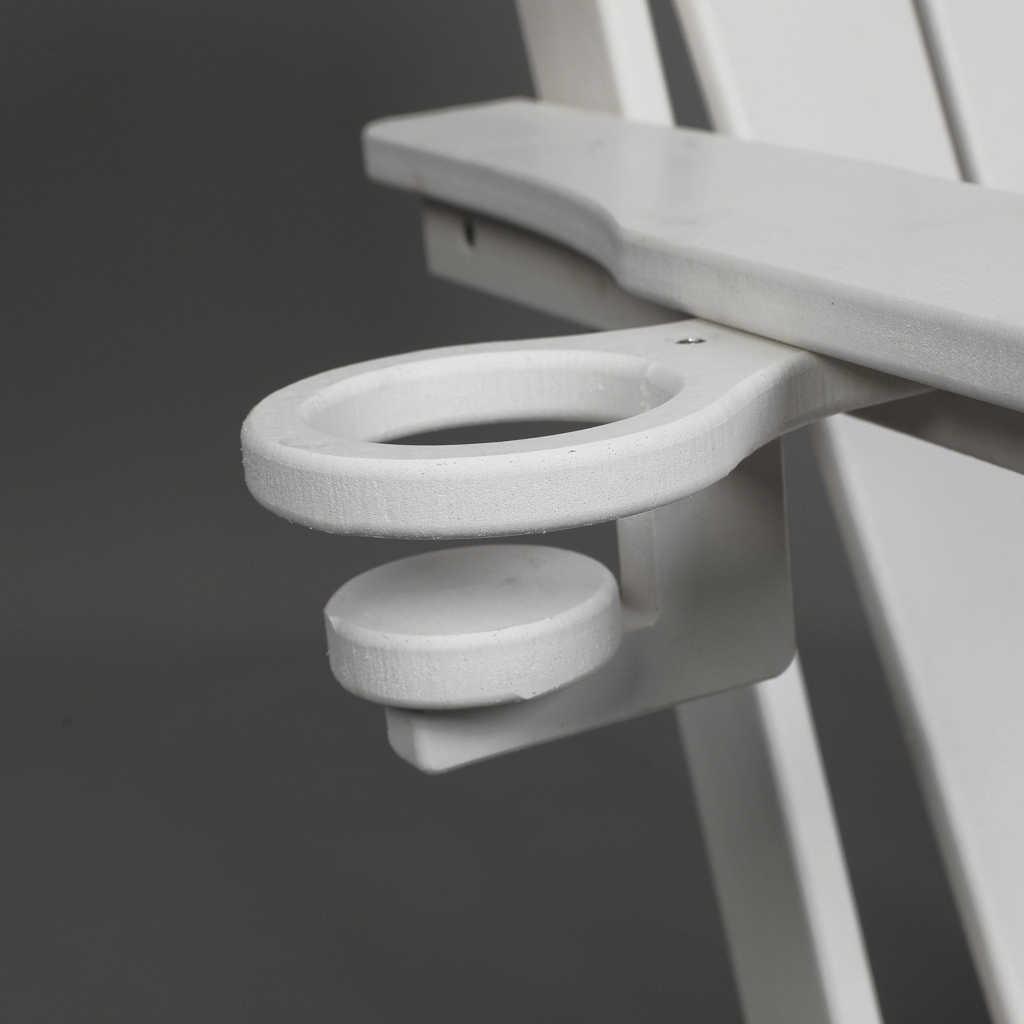 HDPE wood-texture Adirondack chair from Anthony & Home Coastal Collection, showcasing a stylish outdoor seating option