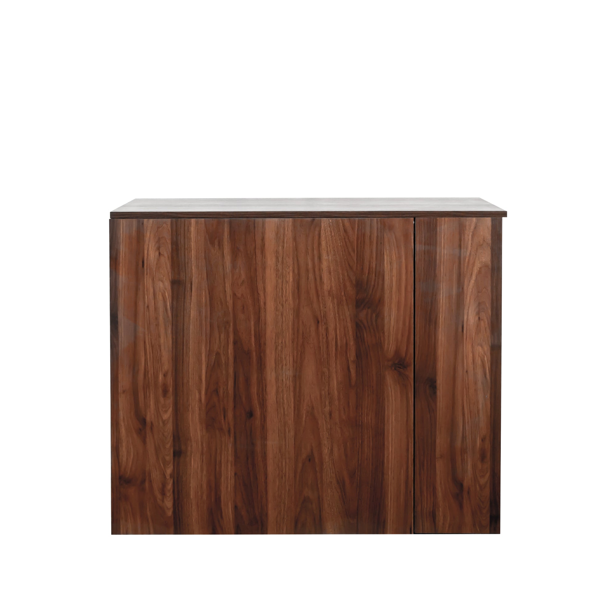 Walnut Collection limited computer desk with drawers by Anthony & Home, featuring a sleek wooden surface and storage drawers.