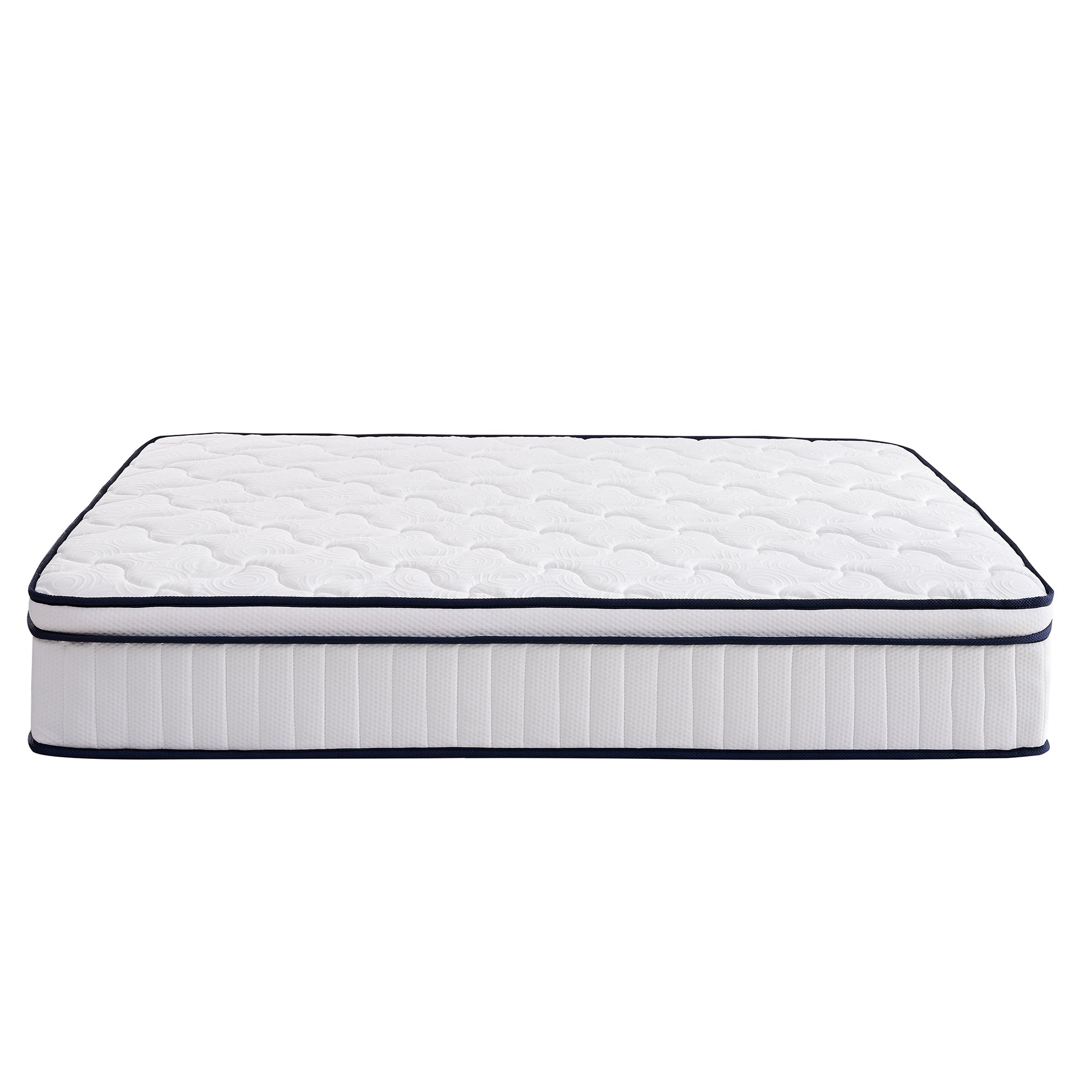 Anthony & Home memory foam queen mattress with plush surface and supportive layers, shown on a modern bedroom setup.