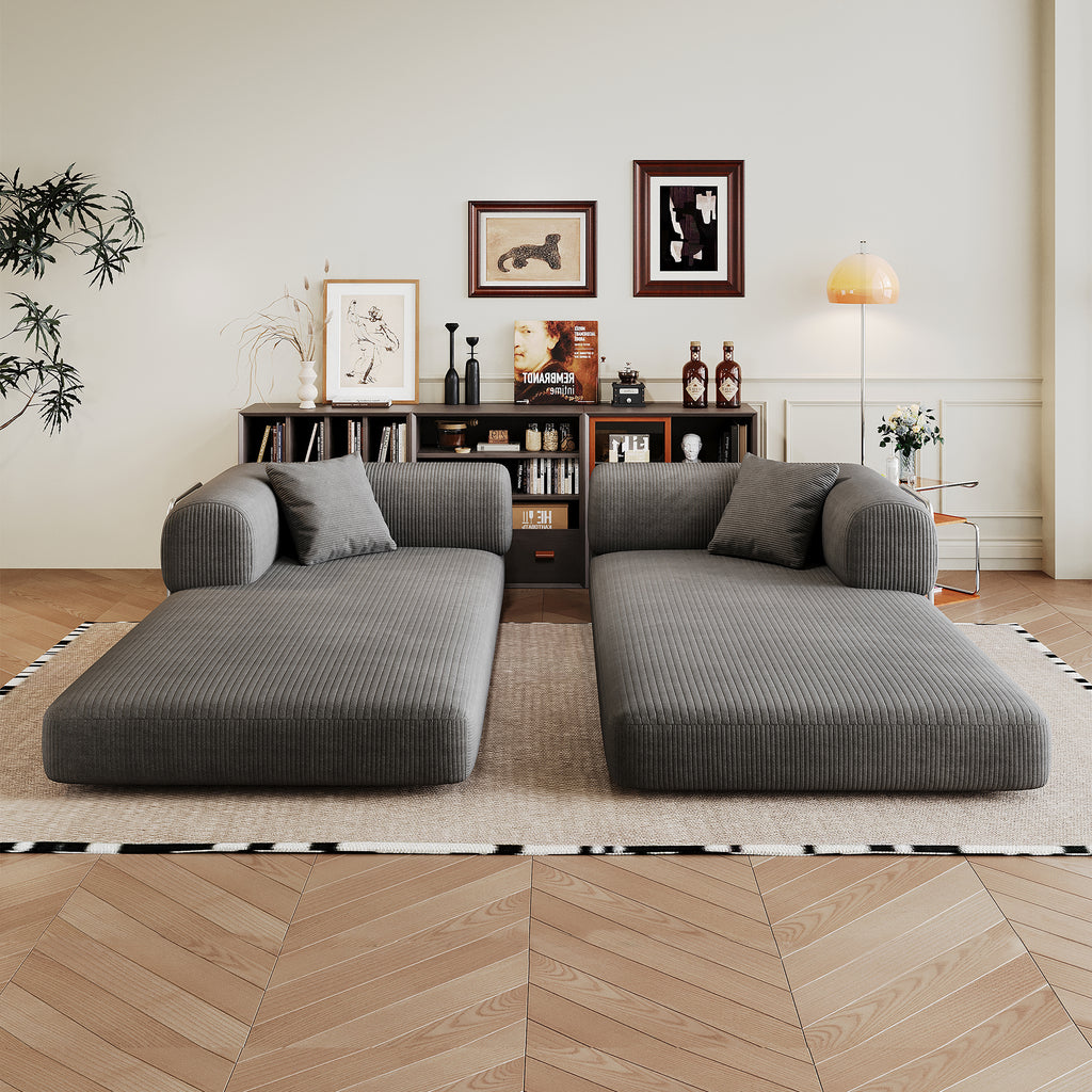 Anthony & Home Modular Sofa Bed from the Atelier Collection, featuring a modern design with plush cushions and versatile seating.