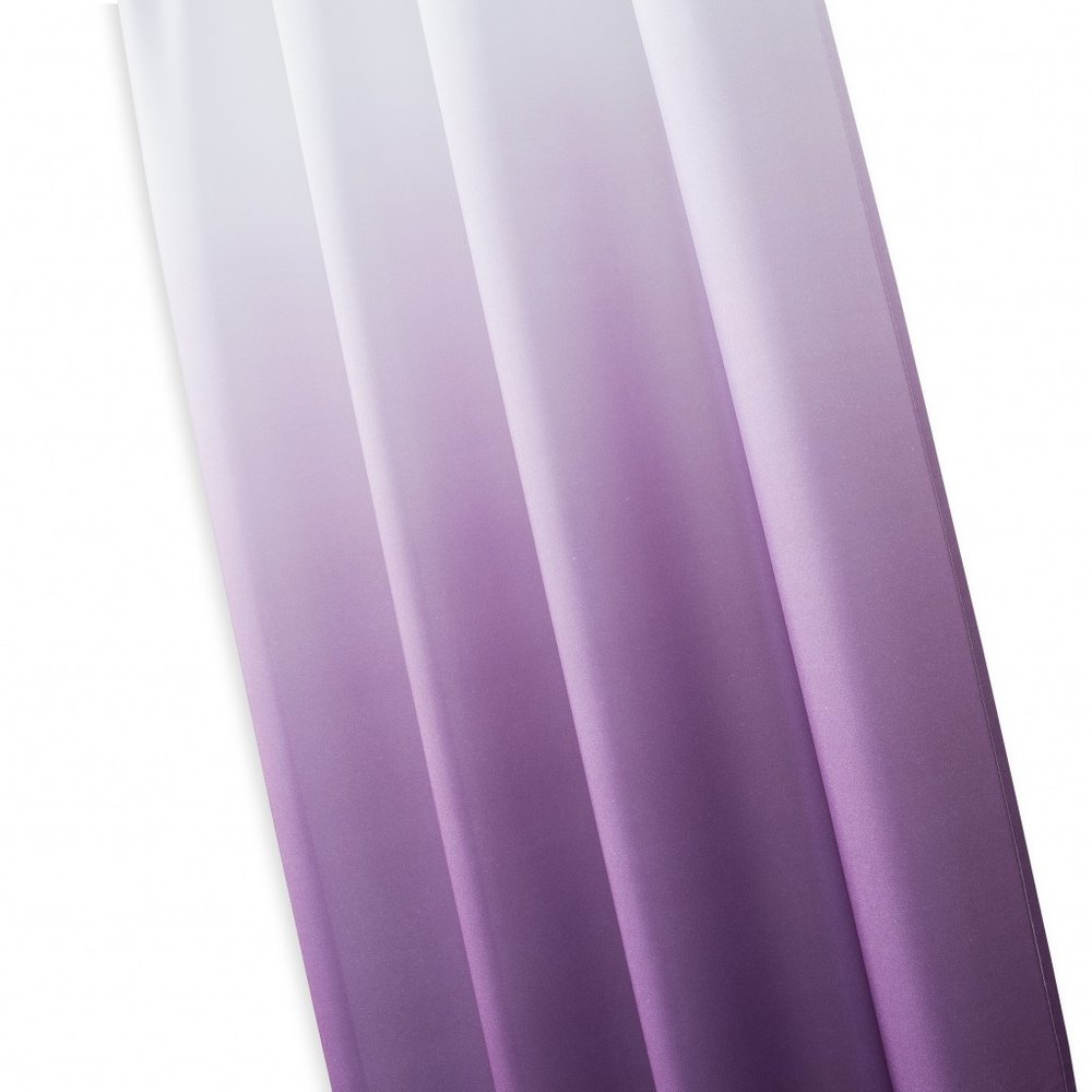 Set of two 84-inch purple ombre curtains from HomeRoots, featuring stylish window drape panels with a gradient design.