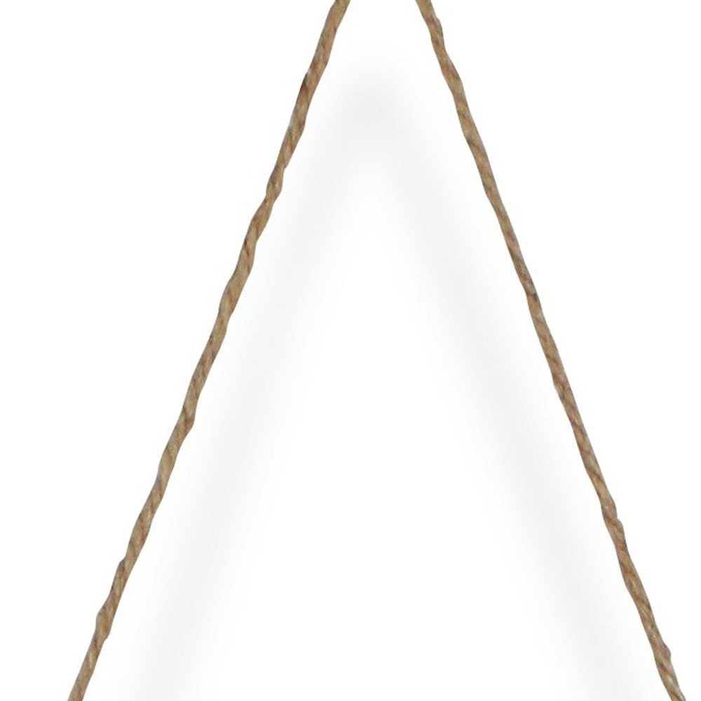 Silver Galvanized Metal Three Tier Hanging Planter