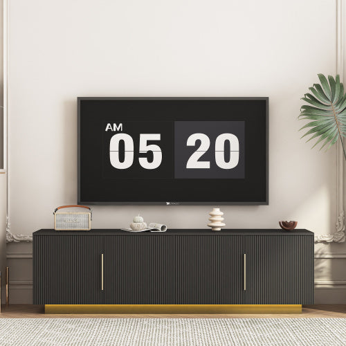 LED TV Stand With 16 Color LEDs 55 60 65 Inch Cabinet