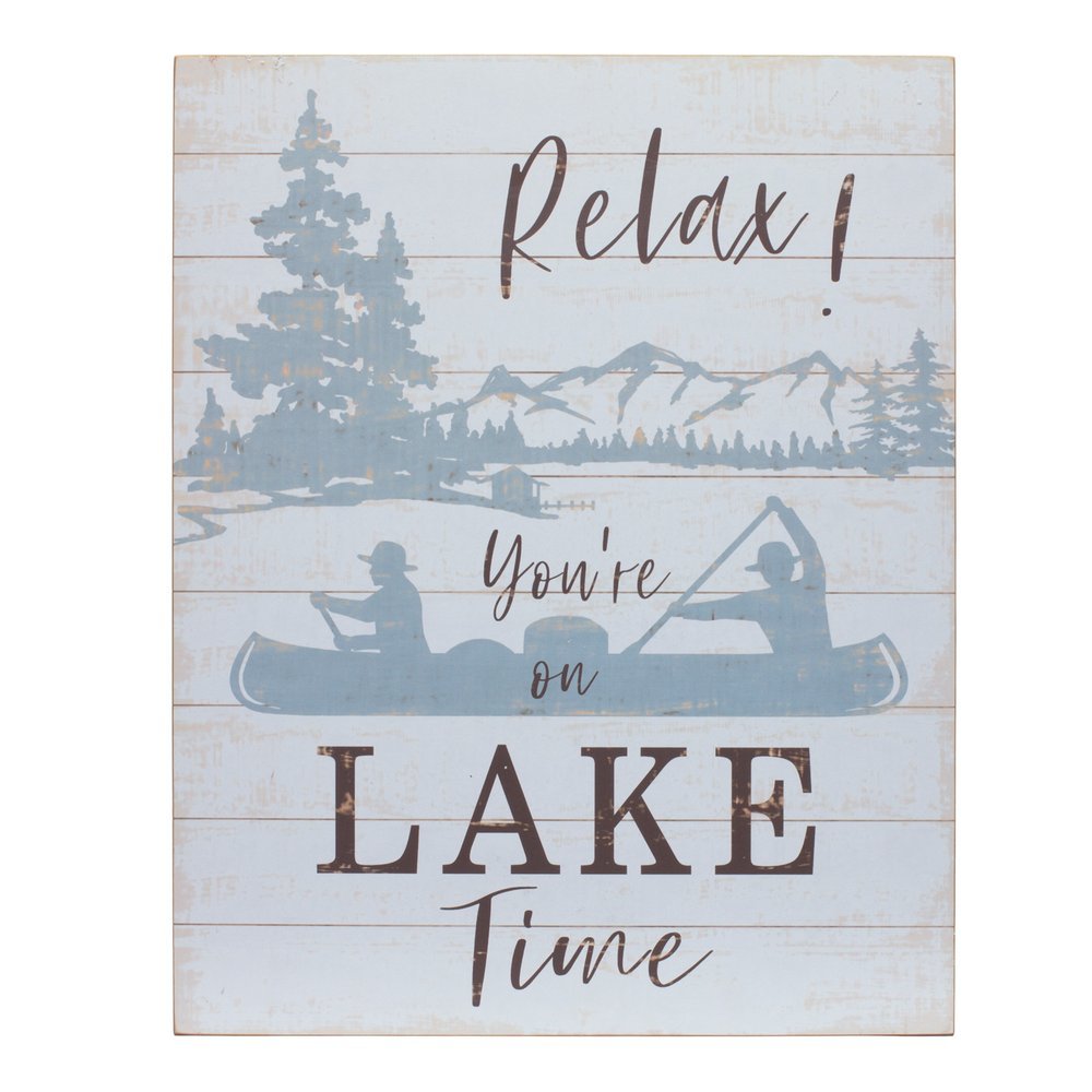 Set of Two White Black And Blue Trees, Lake Lake Wood Framed Art - Anthony & Home