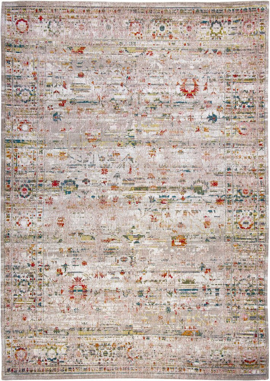 9' X 13' White Oriental Non Skid Area Rug