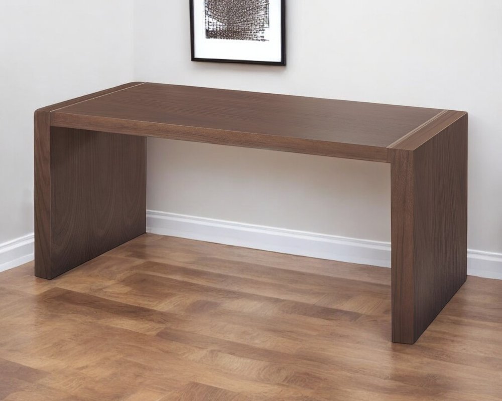 62" Brown Wood Computer Desk