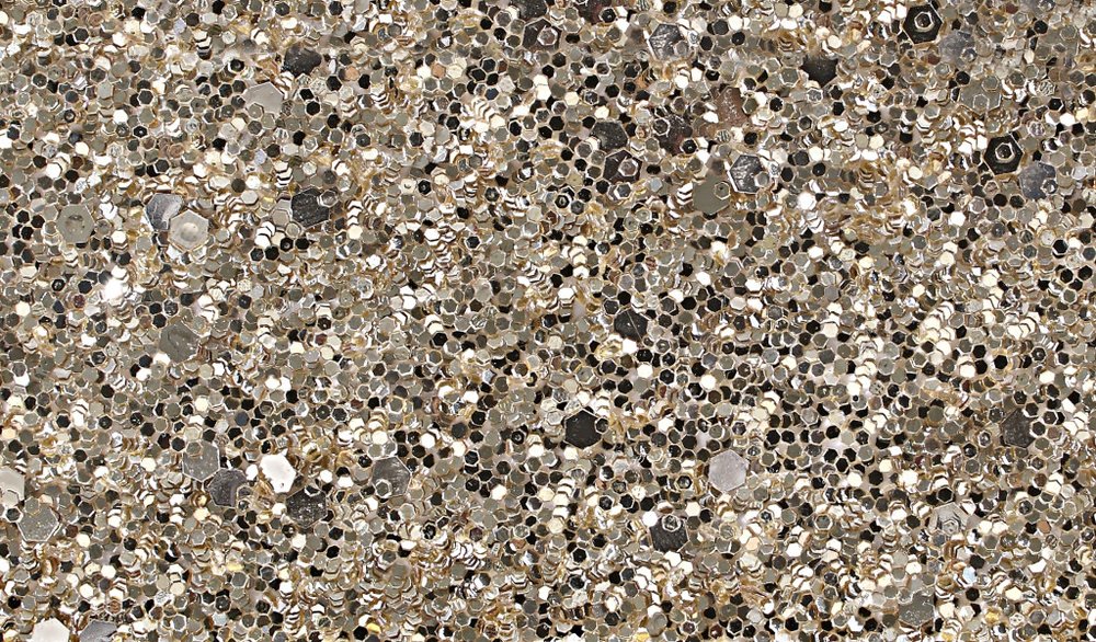 26" Black and Gold Two Drawer Faux Crystal Bling Wood Nightstand