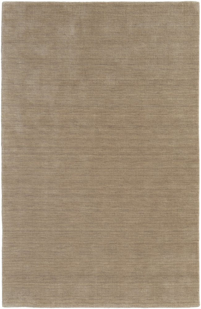 9' X 13' Tan Wool Hand Woven Area Rug
