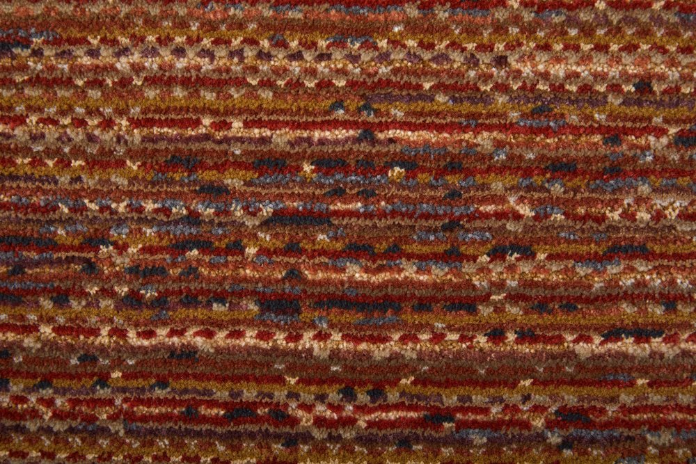 9' X 13' Tan and Brown Power Loom Area Rug