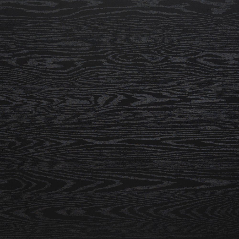 Set of Two Black and Bronze Wood and Steel Free Form Coffee And End Table