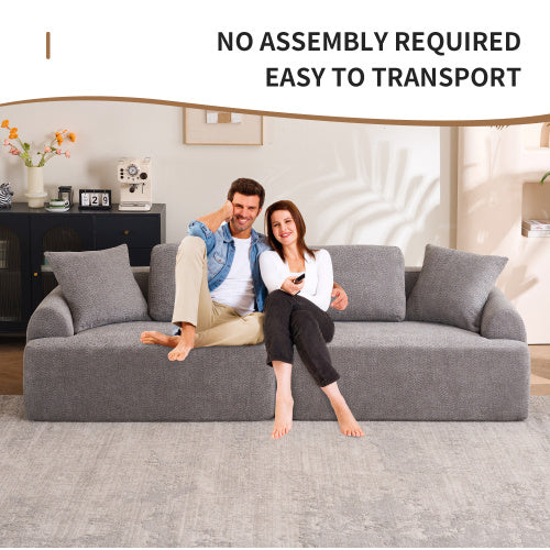 4 Seater Compression Sofa With Crochet Yarn Fabric