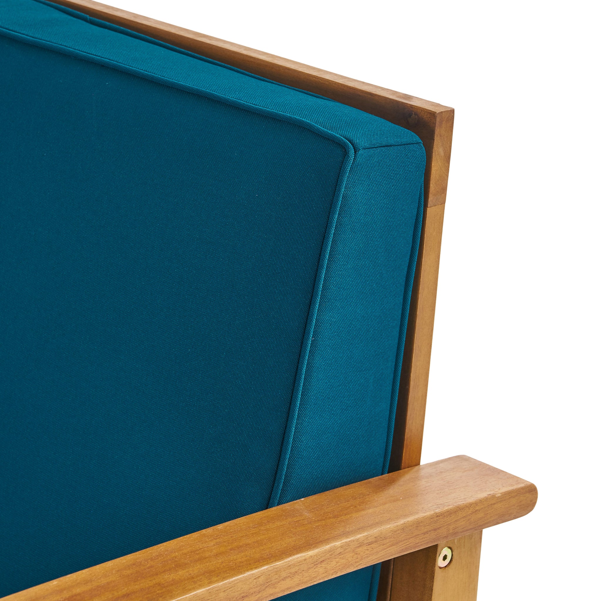 Set of two Anthony & Home Perla Club Chairs with blue velvet upholstery, featuring a stylish, modern design.