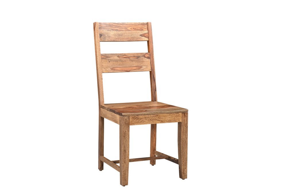 Six Piece Brown Solid Wood Dining Set with Four Chairs - Anthony & Home