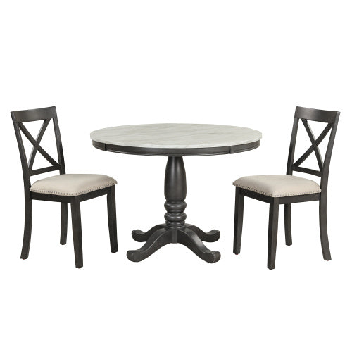 Orisfur 5 Pieces Dining Table And Chairs Set For 4 Persons