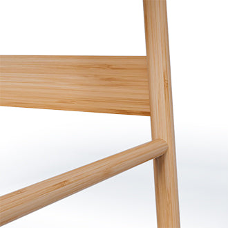Anthony & Home Bamboo Computer Desk Atelier with sleek surface and sturdy legs, ideal for home office or workspace.
