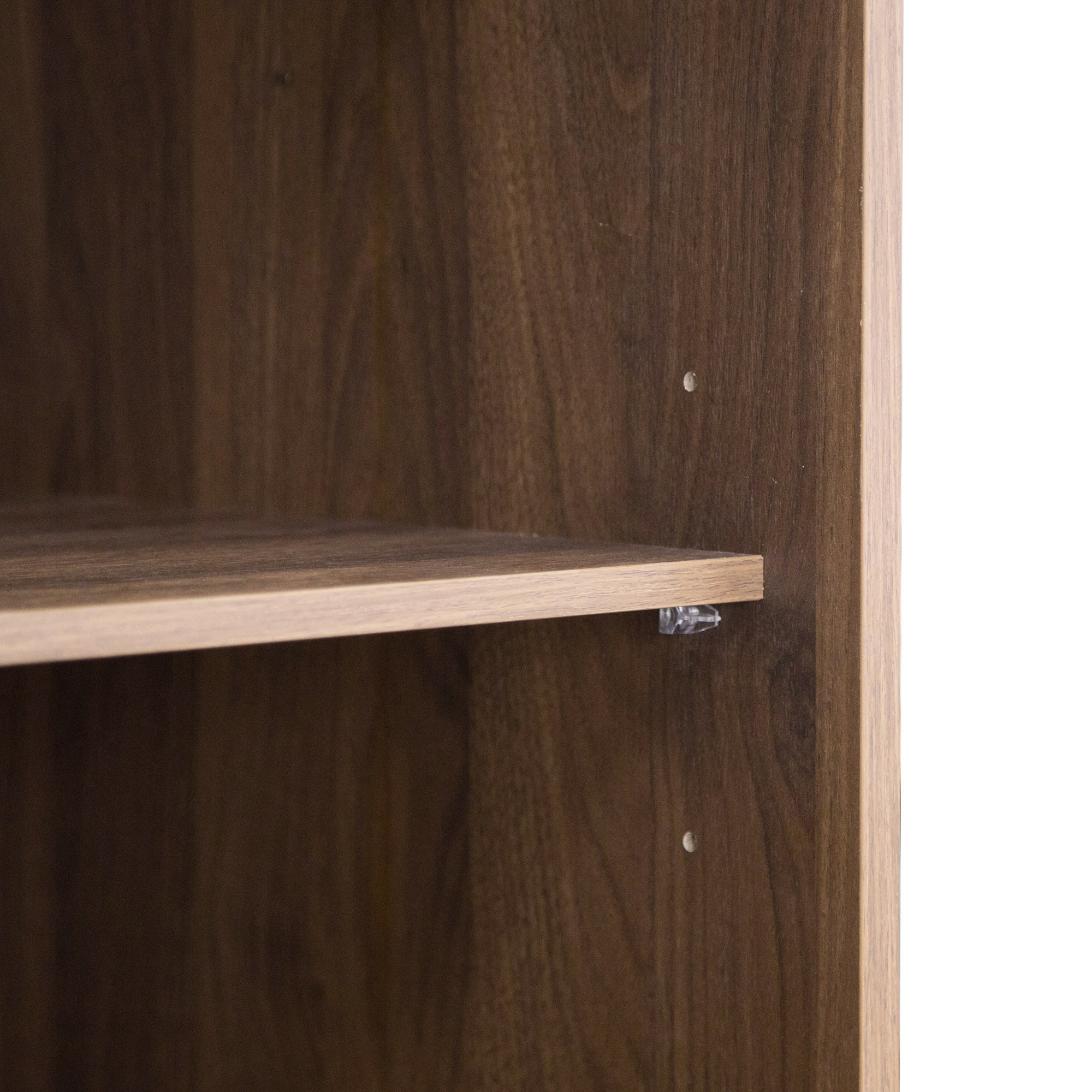 Anthony & Home Signature Collection tall bedroom armoire with double doors and storage shelves in a classic wood finish.