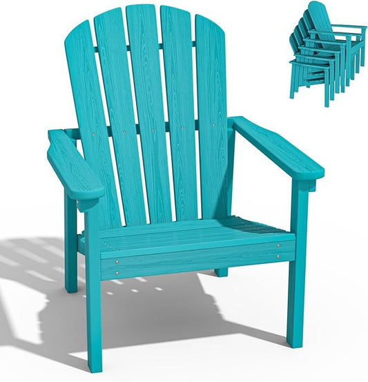 Stackable Adirondack Chairs For Patio Garden Outdoor Use