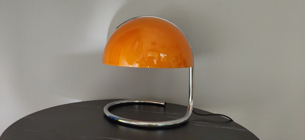 Retro Metal Table Lamp Mushroom Style Bedroom Bedside Light