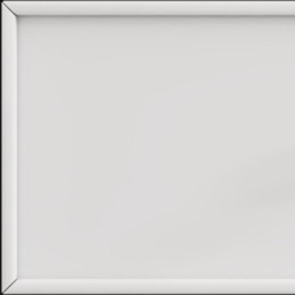 28" White And Walnut Brown Wood Two Drawer Nightstand