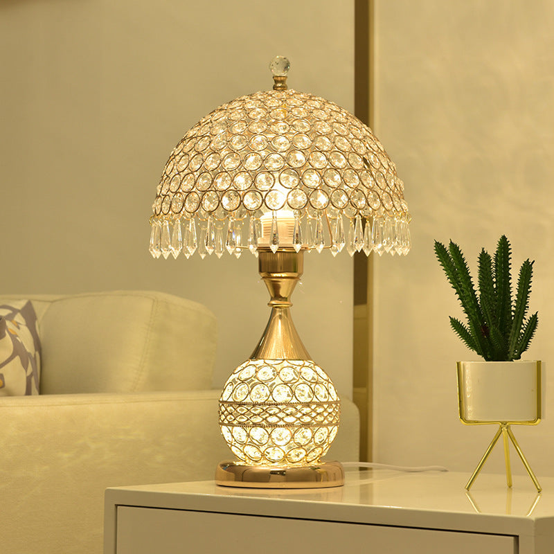 Crystal Desk Lamp For Bedroom Bedside Lighting Ambiance