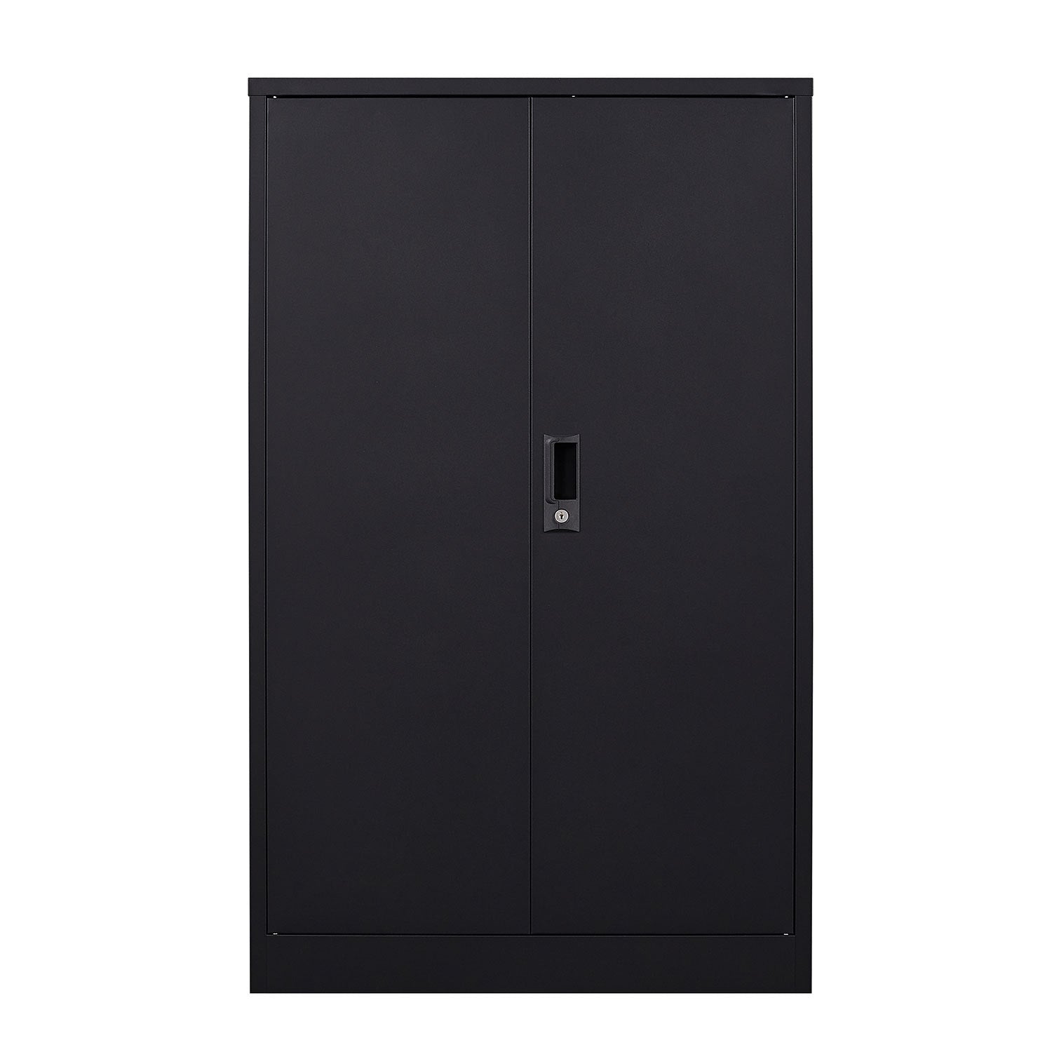 Anthony & Home Elite Series filing cabinet with multiple drawers, metal construction, and sleek black finish.
