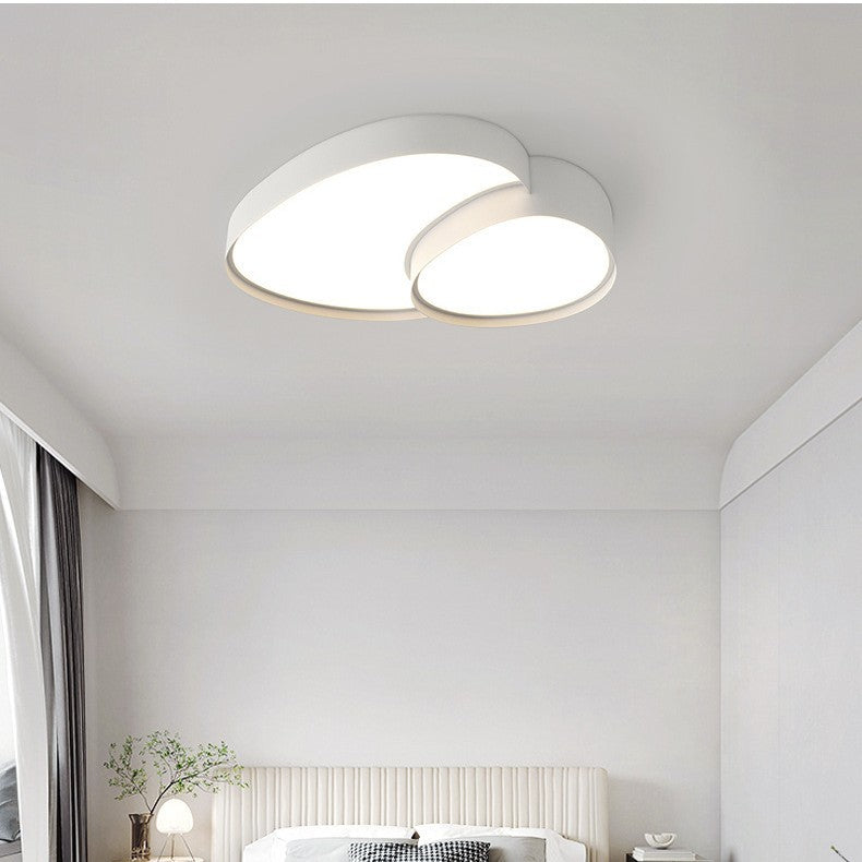 Simple Modern Whole House Lamps With Three Color Led Remote