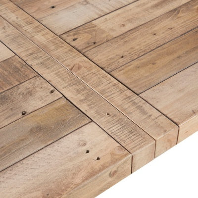 Sonoma Dining Table Solid Wood Natural Finish Vietnam 72x36