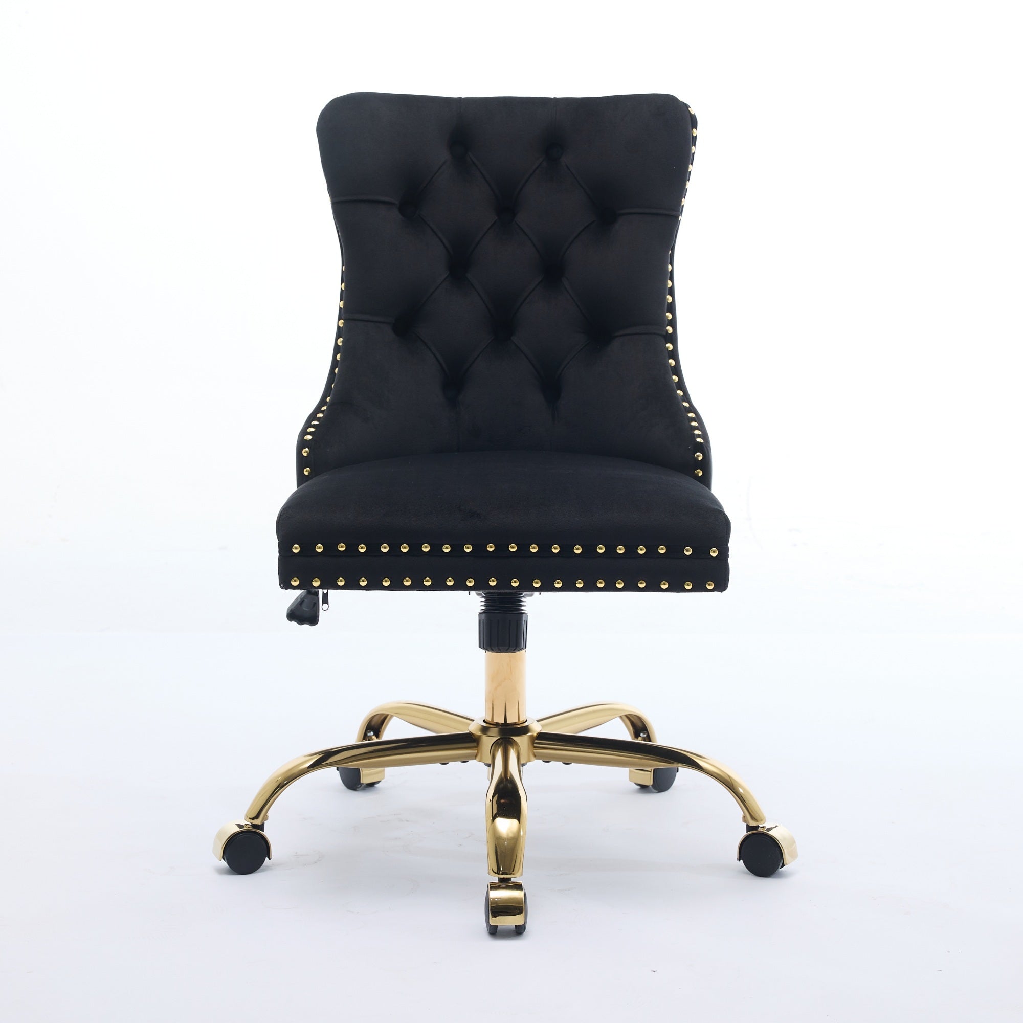Anthony & Home Studio Velvet Tufted Office Chair with plush velvet upholstery and tufted backrest, modern ergonomic design.