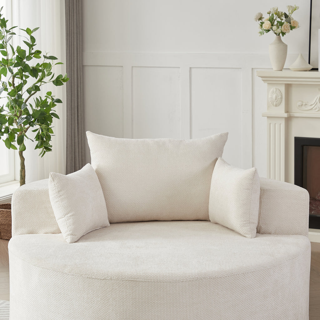 Anthony & Home chenille sleeper chair with plush upholstery, perfect for living room or bedroom comfort.