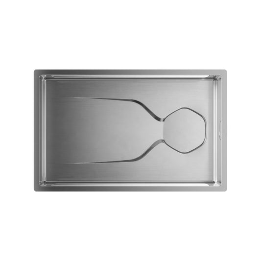 9" X 30" Silver Stainless Steel Undermount Kitchen Sink - Anthony & Home