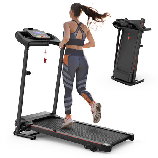 Stainless Steel Folding Treadmill Elite With Incline 2.5HP 12kmh Bluetooth Heart Rate