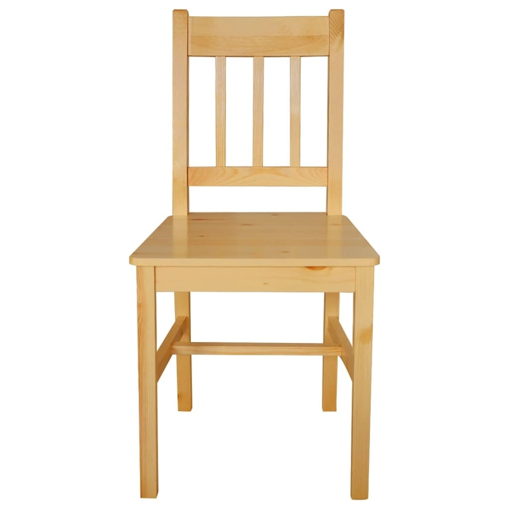 Pinewood Dining Chairs Set of 4 for Kitchen and Dining Area