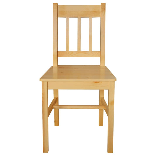 Pinewood Dining Chairs Set of 4 for Kitchen and Dining Area