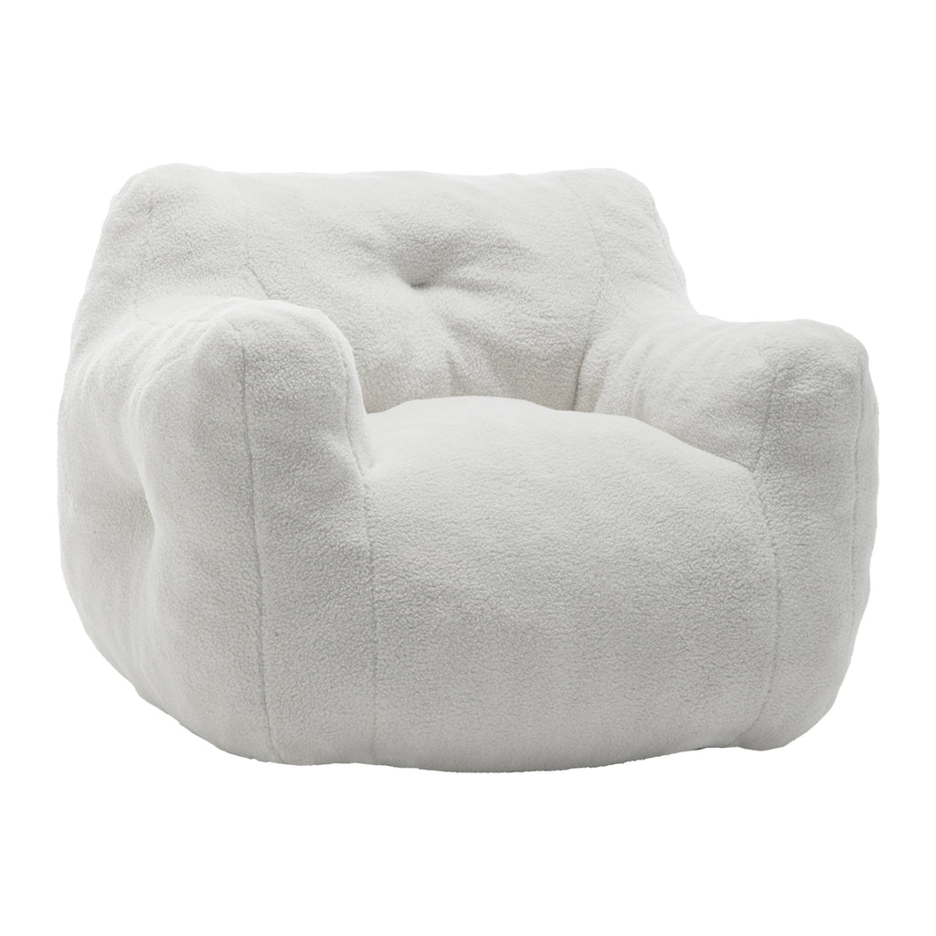 Anthony & Home Atelier Collection foam filled bean bag chair with armrests, perfect for living room or bedroom seating.