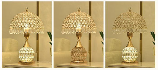 Crystal Desk Lamp For Bedroom Bedside Lighting Ambiance