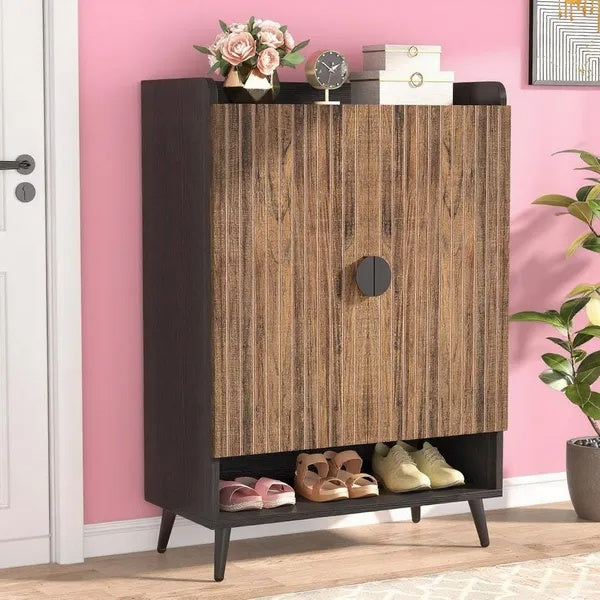 Solid Construction Shoe Cabinet With E0 Particle Board