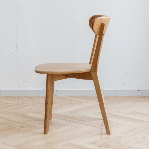 Solid Oak Dining Chairs With FAS Grade Wood For Durability