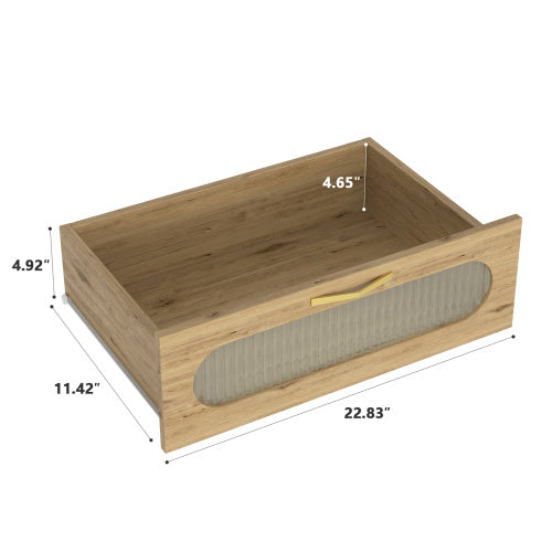 Wooden Six Drawer Vanity Bedroom Dresser With Storage