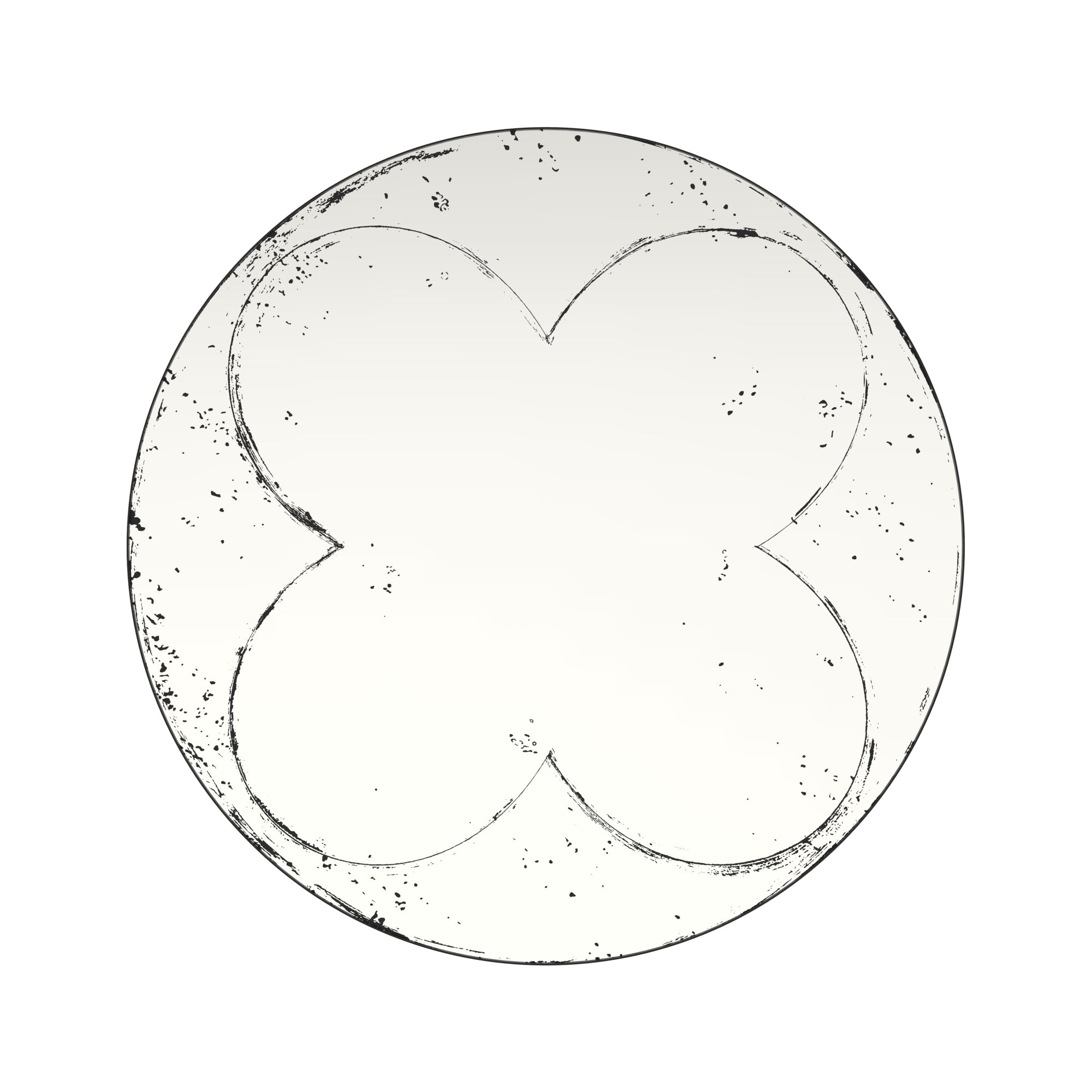 Brushed brass round wall mirror from Anthony & Home, featuring a sleek modern design and a smooth circular frame.
