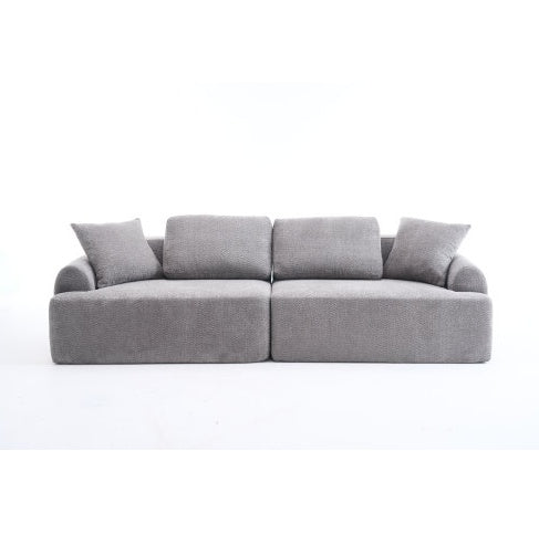 4 Seater Compression Sofa With Crochet Yarn Fabric