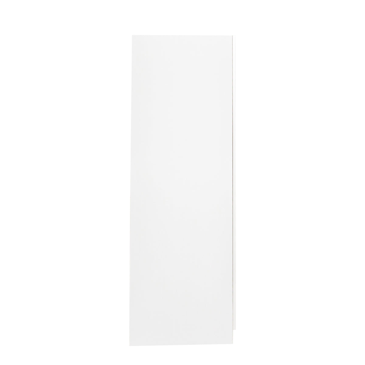 Anthony & Home Signature White Pantry Cabinet with doors and shelves, showcasing a stylish storage solution for kitchen organization.