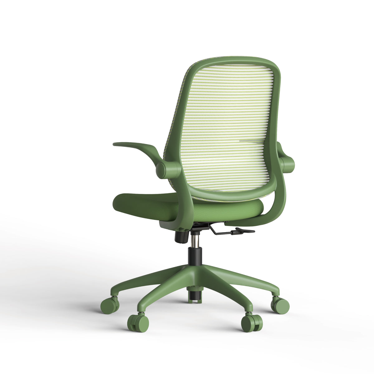 Anthony & Home ergonomic green office chair with mesh back, height adjustable, rotating, supports up to 350 lbs.