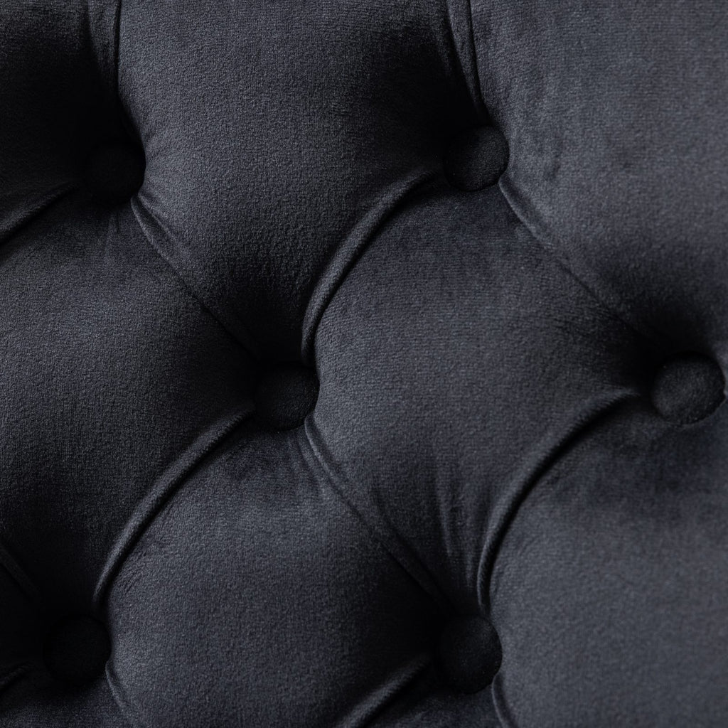 Anthony & Home Studio Velvet Tufted Office Chair with plush velvet upholstery and button-tufted backrest for comfortable work seating