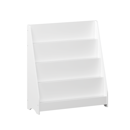 MDF Kids Bookshelf 4 Tier White Exclusive Edition