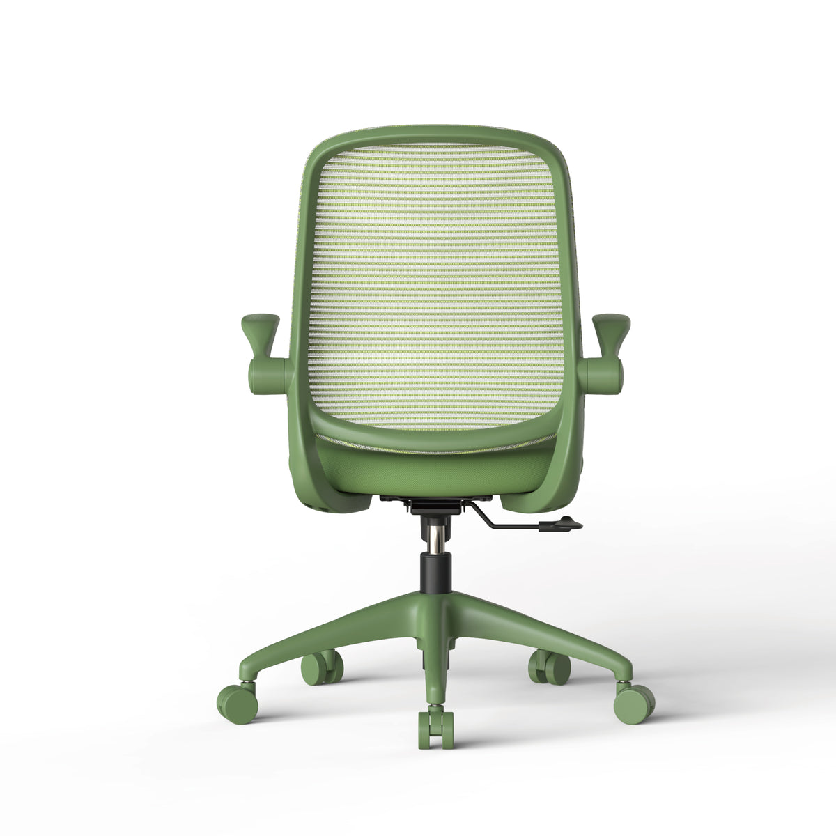 Anthony & Home ergonomic green office chair with mesh back, height adjustable, rotating, supports up to 350 lbs.