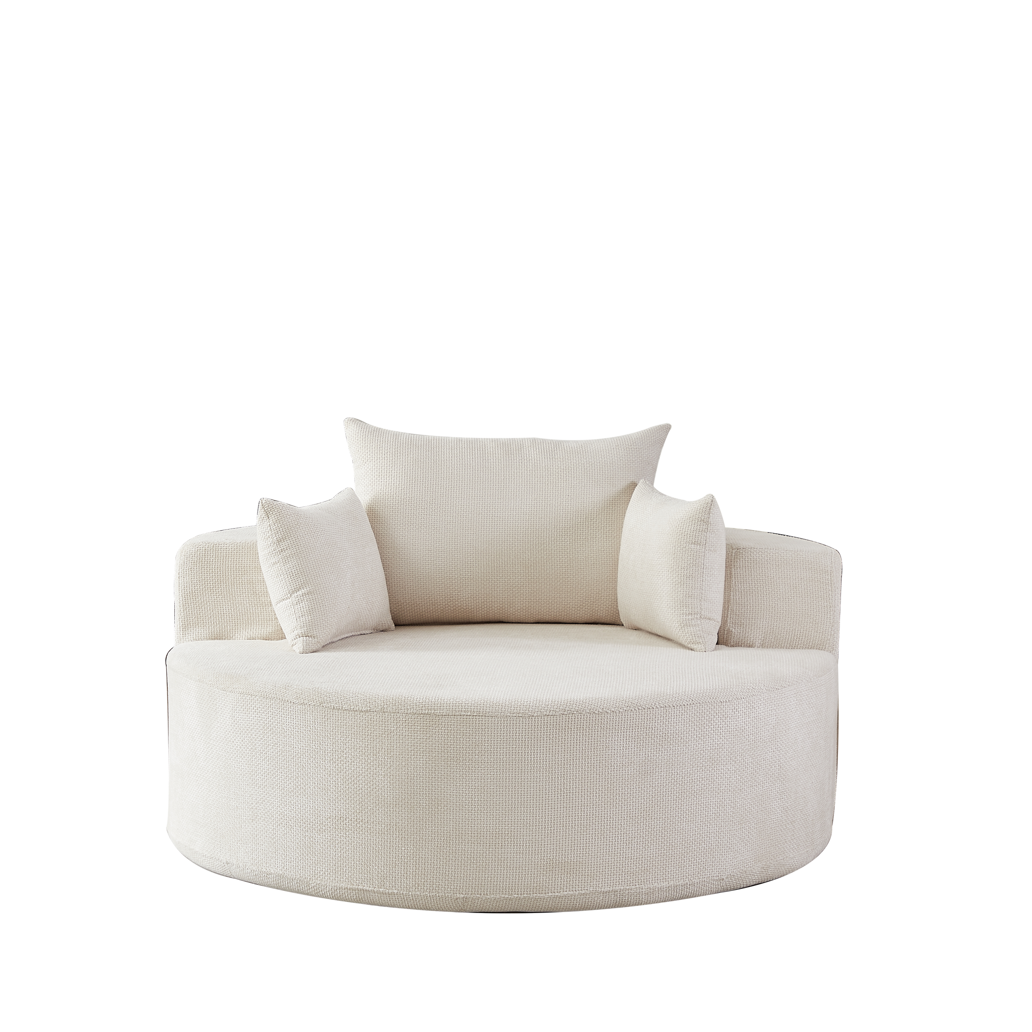 Anthony & Home chenille sleeper chair with plush upholstery, ideal for living room or bedroom, from Studio Collection.