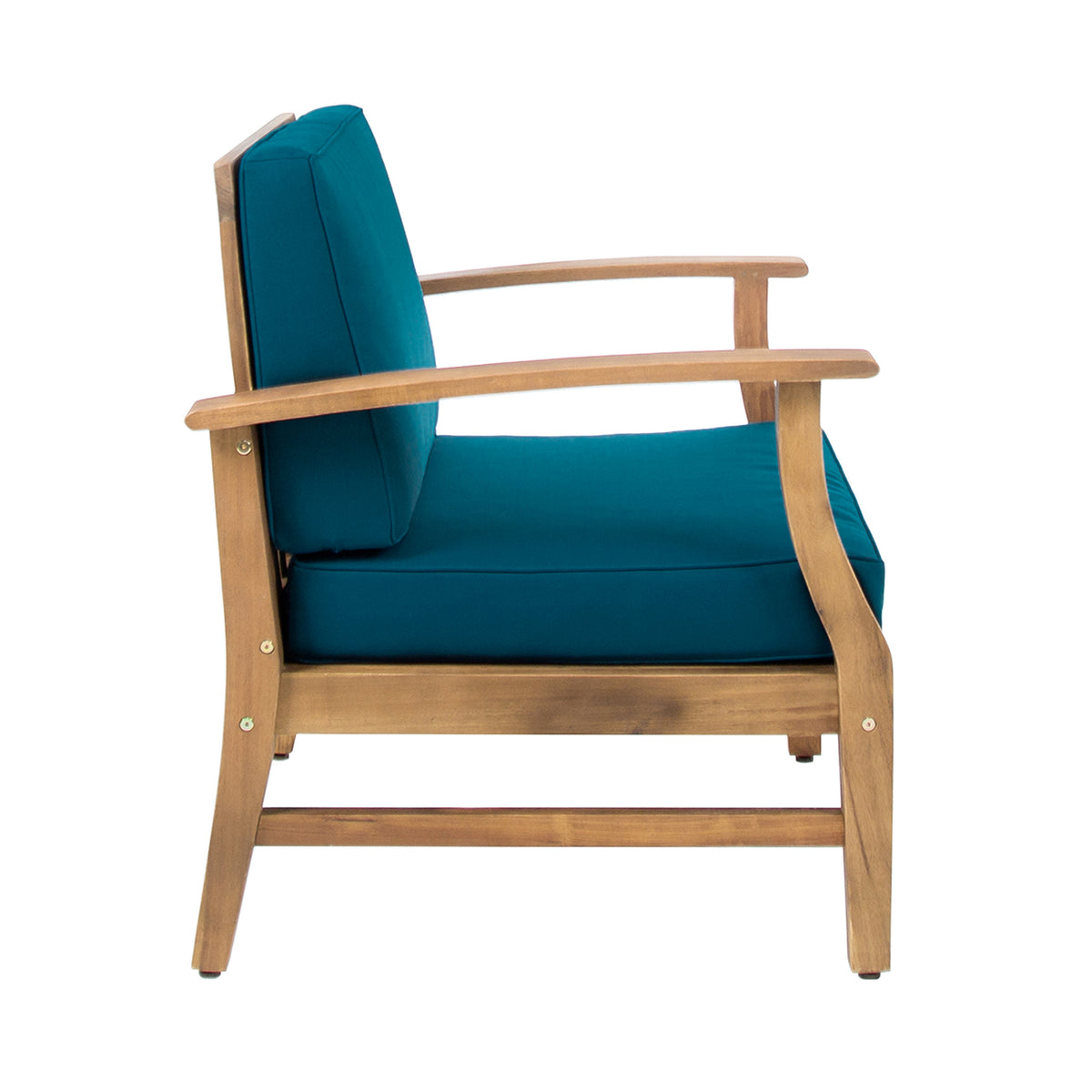 Set of two Anthony & Home Perla Club Chairs in luxurious blue velvet, featuring elegant curved design and plush upholstery.