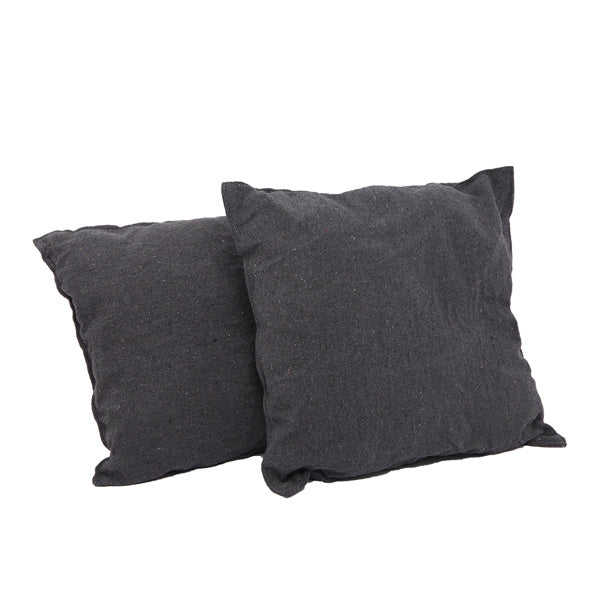 Galvanized Pipe Cut Gray Fringe Cushion Hanging Chair Polyester Cotton Belt 2pcs Cushion